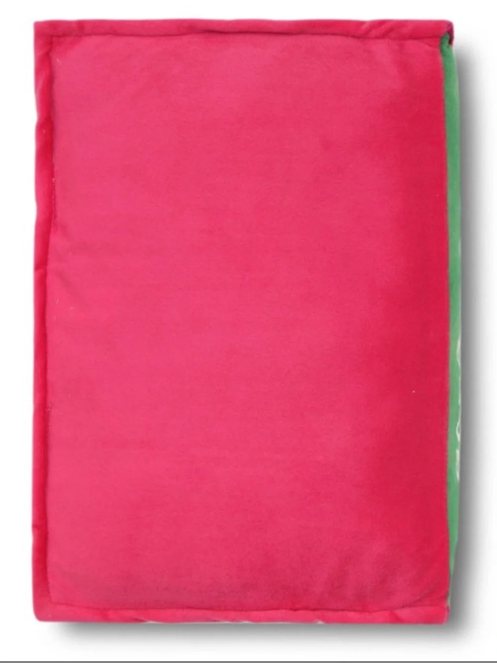 New! Pink 'Book Club' Plush Book Accent Pillow by Target Bullseye Playground
